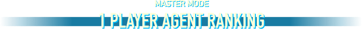 MASTER MODE 1 PLAYER AGENT RANKING